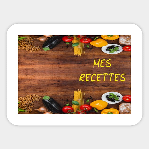 Mes Recettes Sticker by your best store